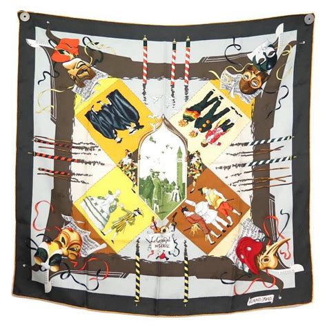 hermes carnival scarf|authentic Hermes scarves.